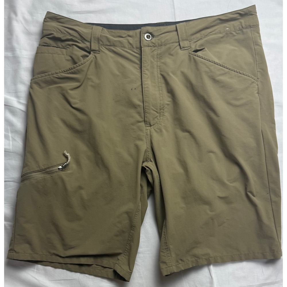 Patagonia Mens Quandary Shorts Size 35 Khaki Tan Hiking Outdoor - Picture 6 of 16